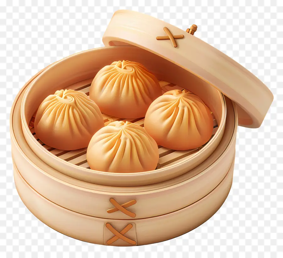 Baozi，Pãezinhos Cozidos No Vapor PNG