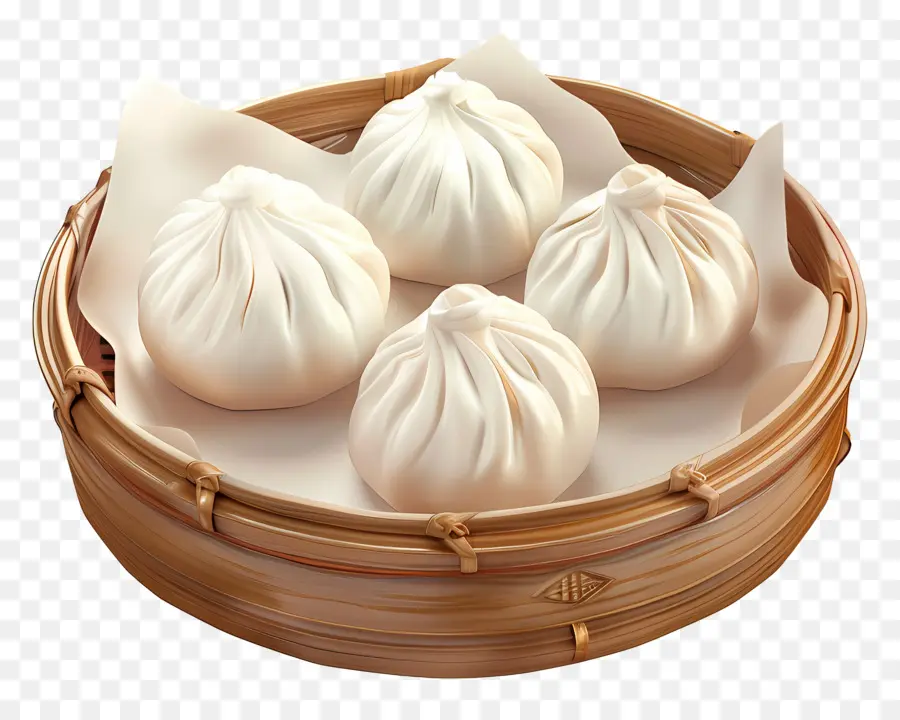 Baozi，Pãezinhos Cozidos No Vapor PNG