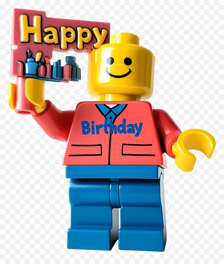 Feliz Aniversário，Figura De Aniversário Lego PNG