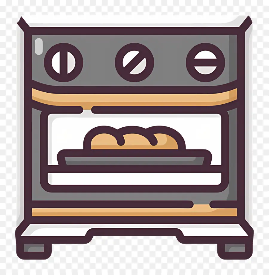 Forno，Forno Com Pão PNG