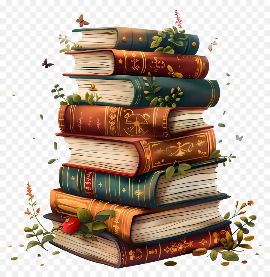 Livros Animados，Livros Coloridos PNG