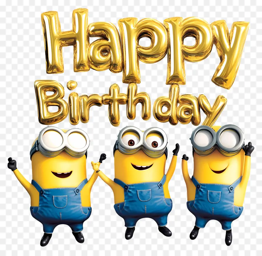 Feliz Aniversário，Aniversário Dos Minions PNG