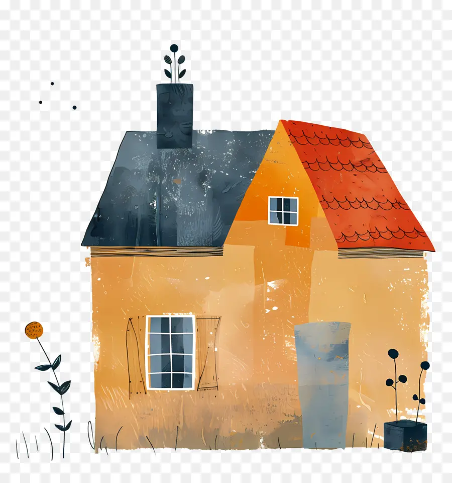 Casa Aconchegante，Casa Pequena E Fofa De Doodle PNG