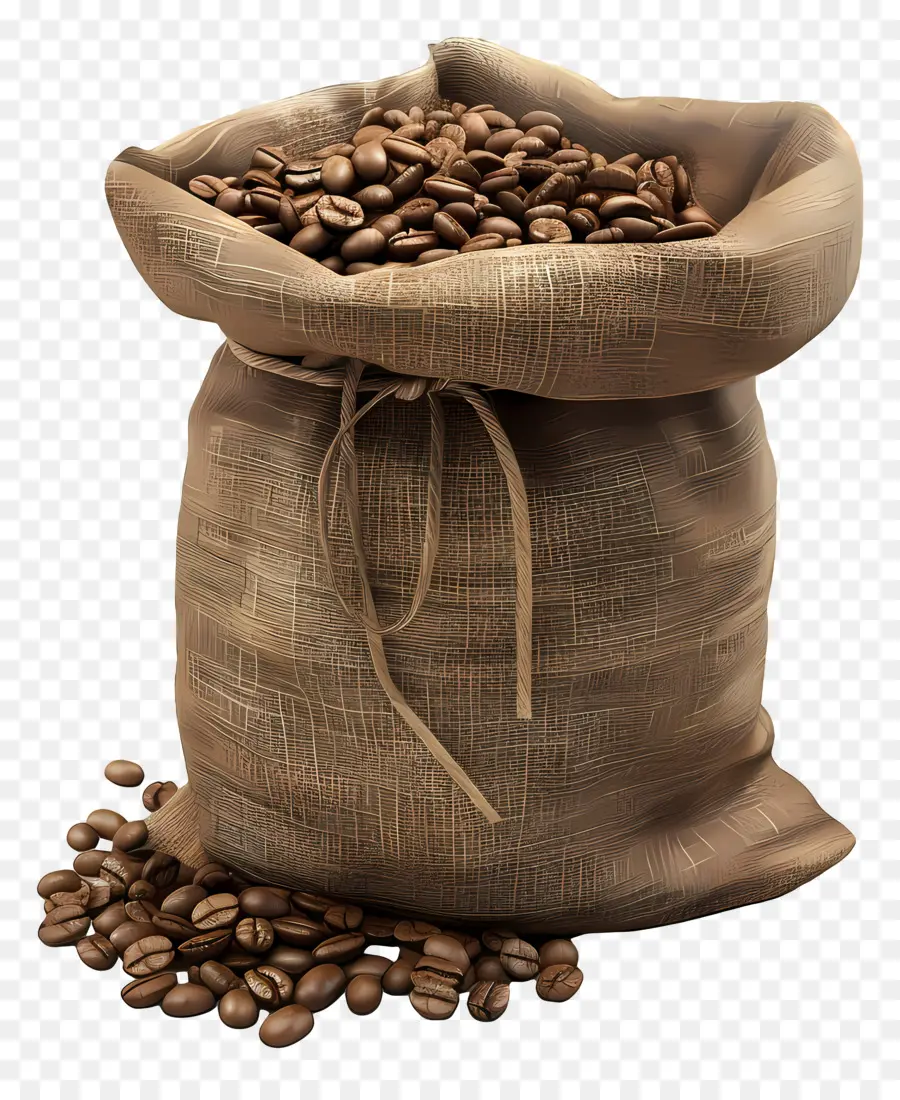 Grãos De Café，Bolsas PNG