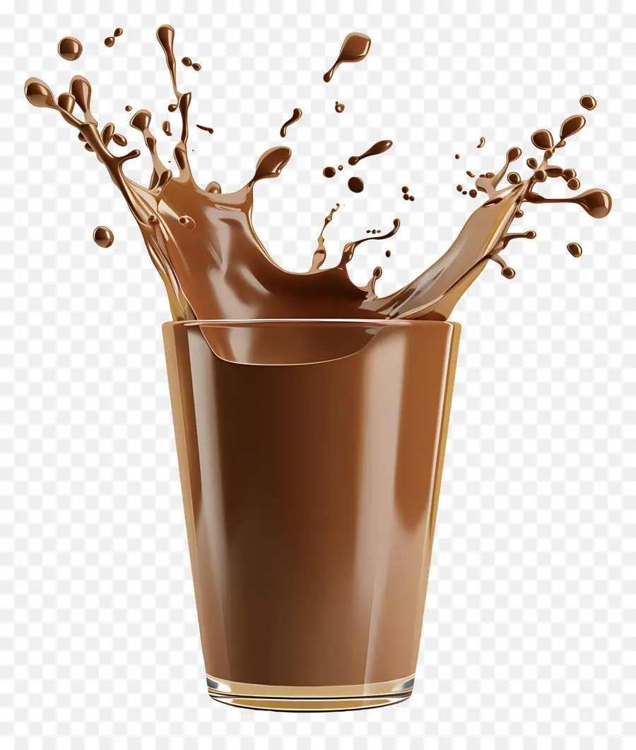 Leite Com Chocolate，Respingo De Chocolate PNG