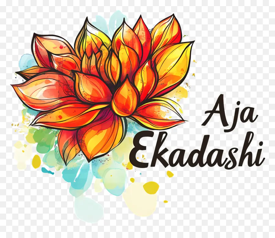 Aja Ekadashi，Lótus PNG