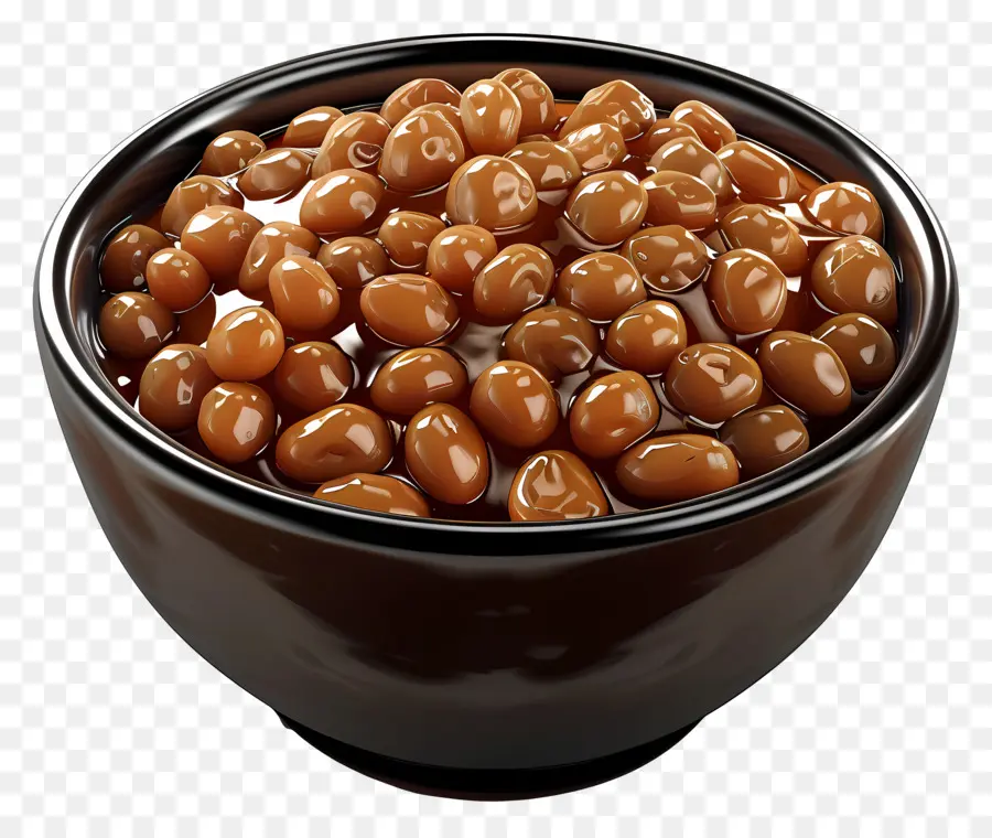 Natto，Tigela De Feijão PNG