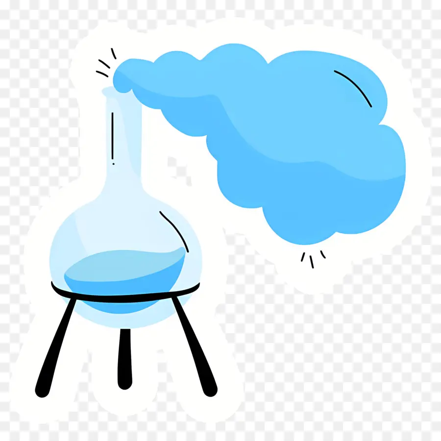 Frasco De Química，Reação Química PNG