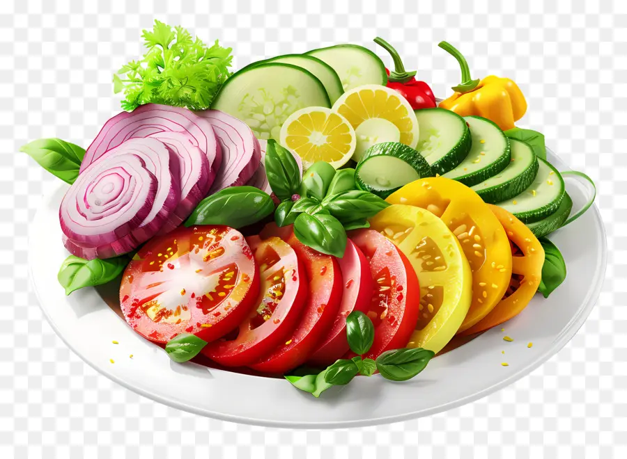 Salada De Legumes，Placa PNG