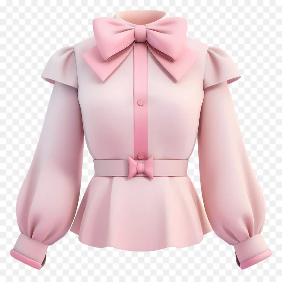 Blusa，Suéter Rosa PNG