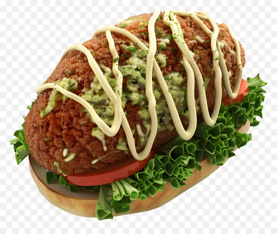 Falafel，Sanduíche PNG