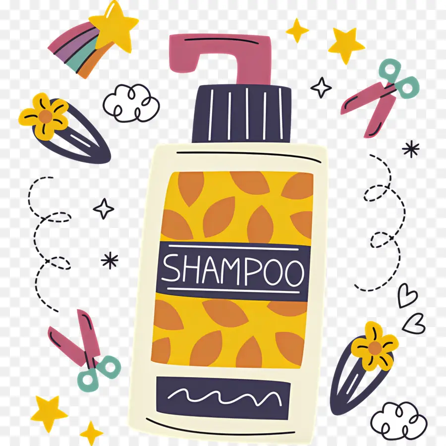 Xampu，Frasco De Shampoo PNG