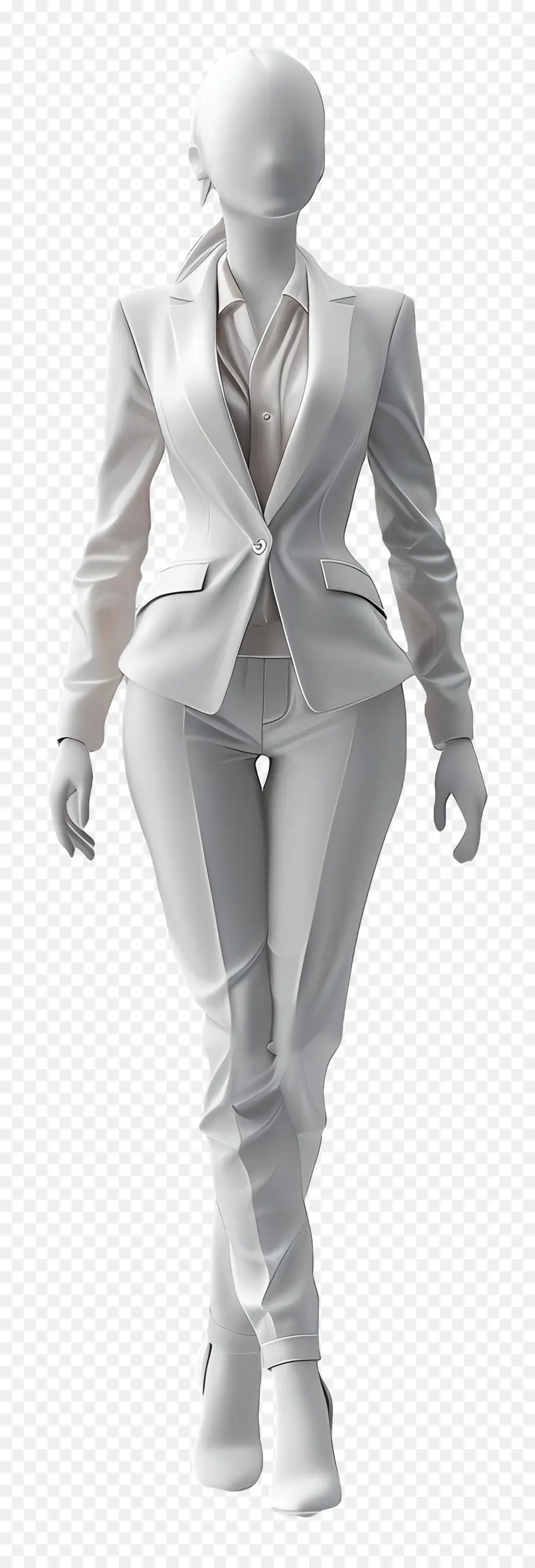 Traje Formal Feminino，Manequim PNG