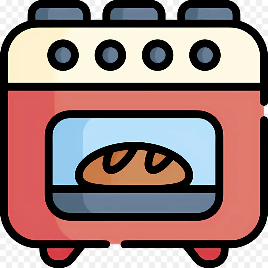 Forno，Forno Com Pão PNG