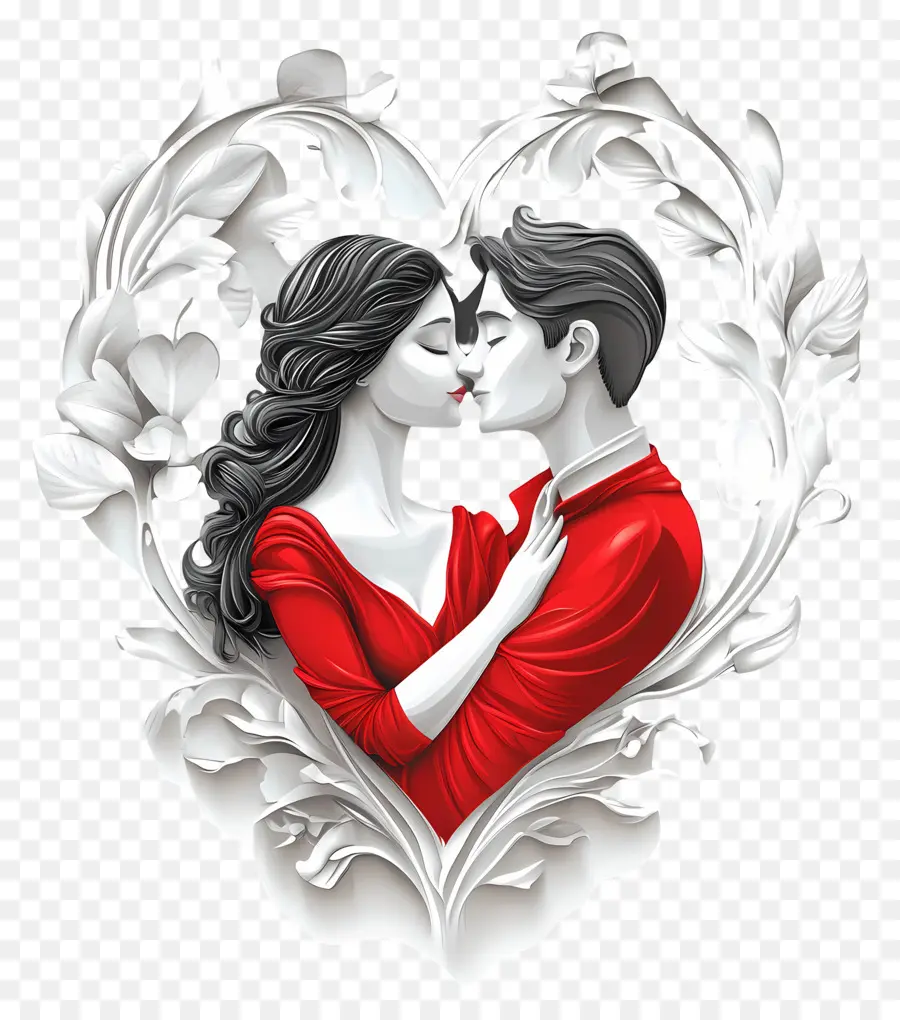 Amor Eterno，Casal Apaixonado PNG