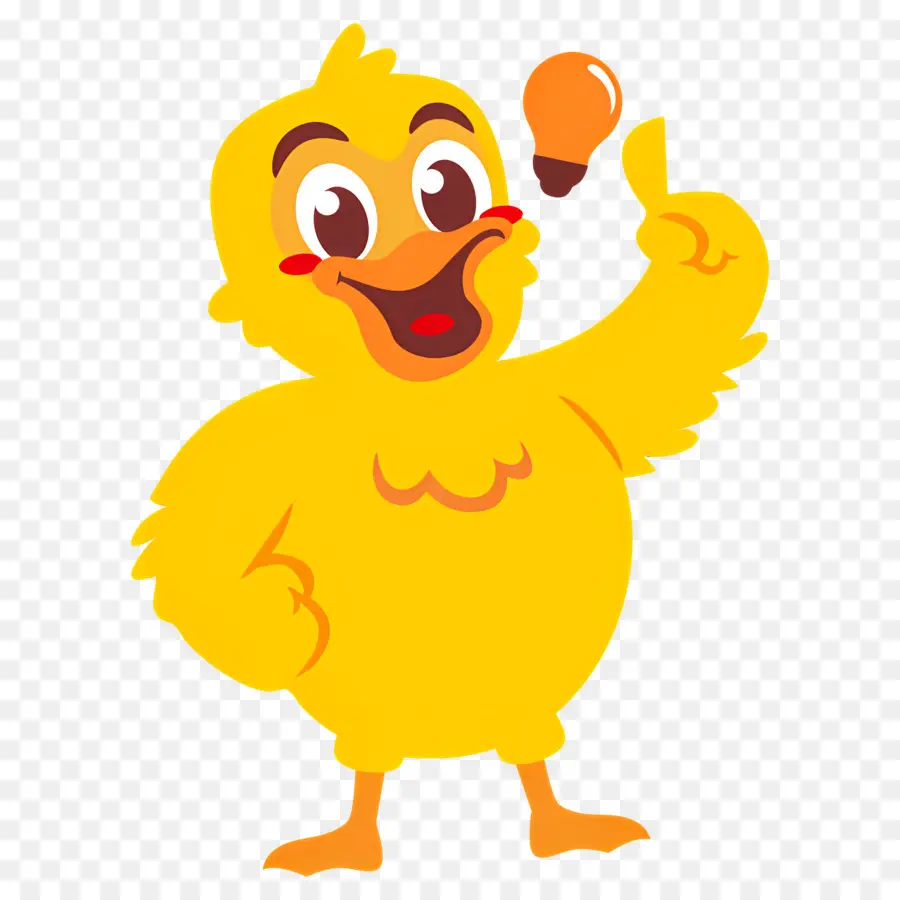 Pato De Desenho Animado，Pato Amarelo De Desenho Animado PNG