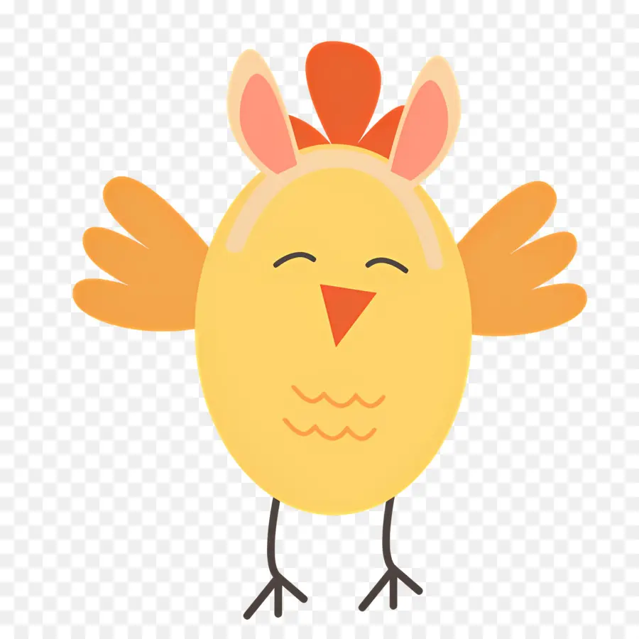 Garota，Frango De Desenho Animado PNG