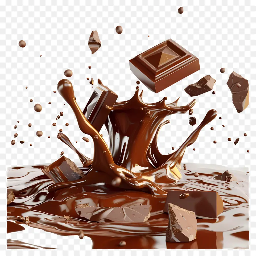 Chocolate Derretido，Chocolate PNG