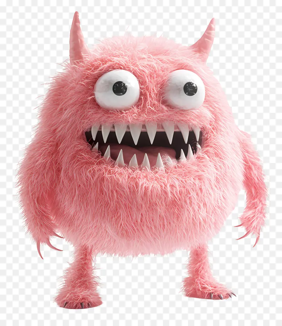 Monstro Rosa，Bonitinho PNG