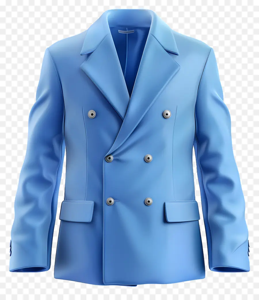 Blazer Azul，Jaqueta Azul PNG