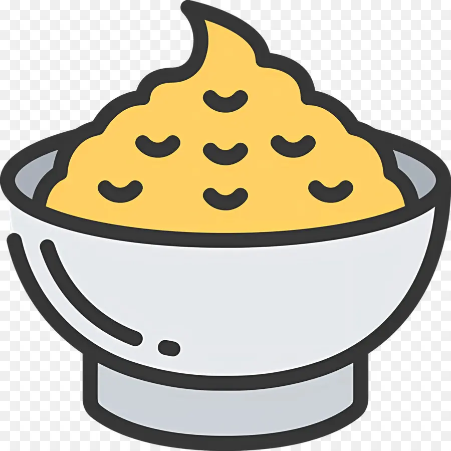 Purê De Batatas，Tigela PNG