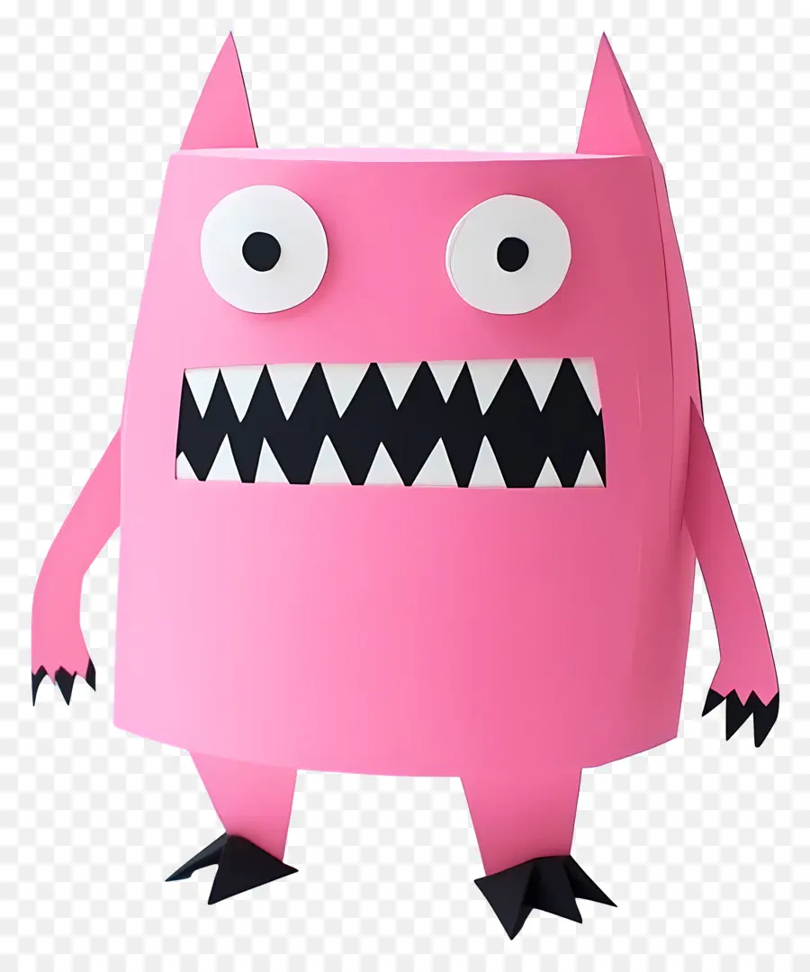 Monstro Rosa，Desenho Animado PNG