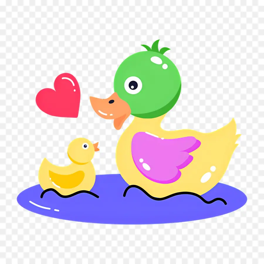 Pato De Desenho Animado，Pato E Patinho PNG