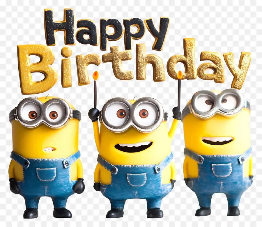 Feliz Aniversário，Aniversário Dos Minions PNG