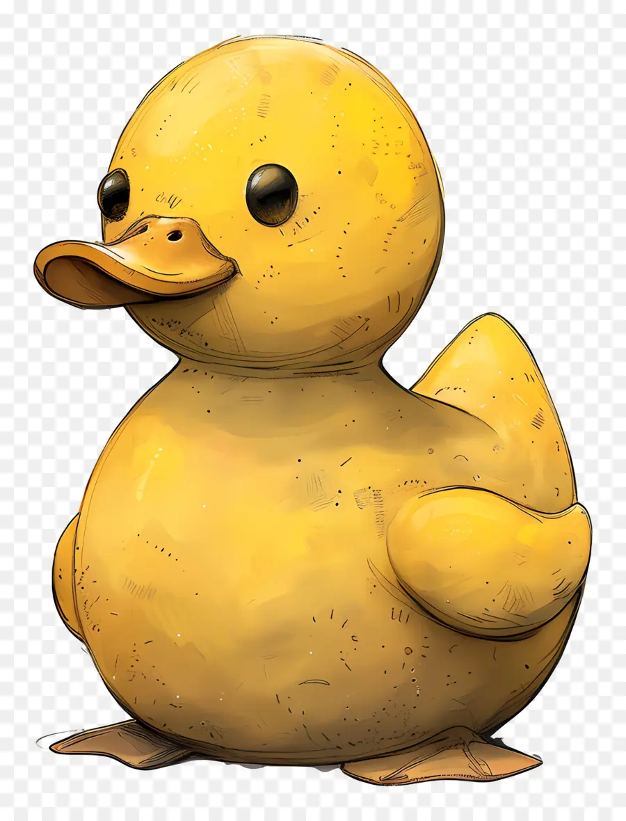 Pato De Borracha，Pato Amarelo PNG