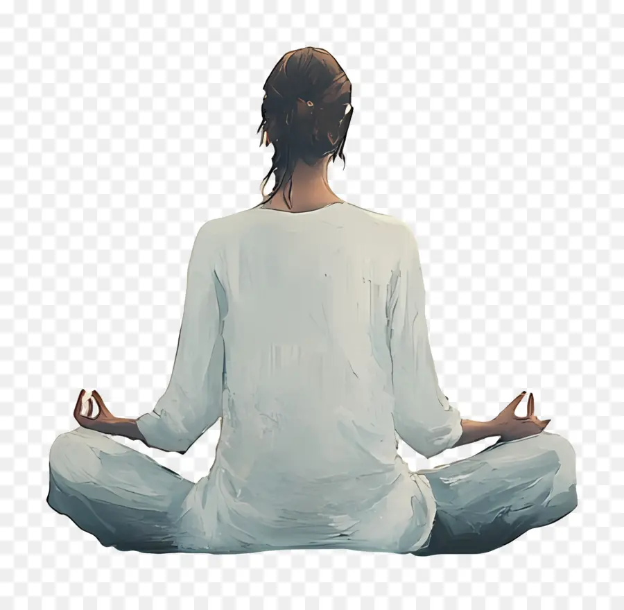 Serenidade，Pessoa Meditando PNG