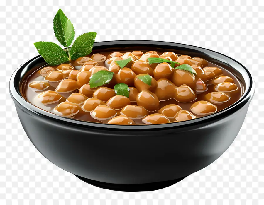 Natto，Tigela De Feijão PNG