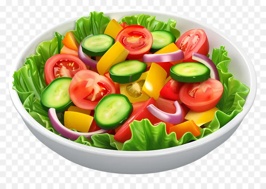 Salada De Legumes，Tigela De Salada PNG