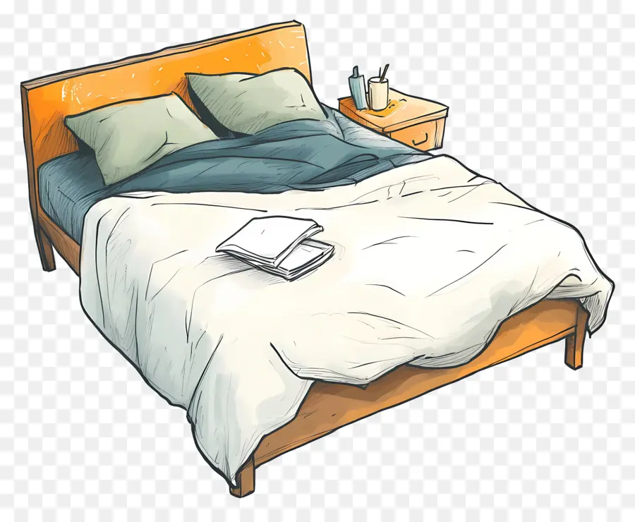 Dia De Arrumar Sua Cama，Cama PNG