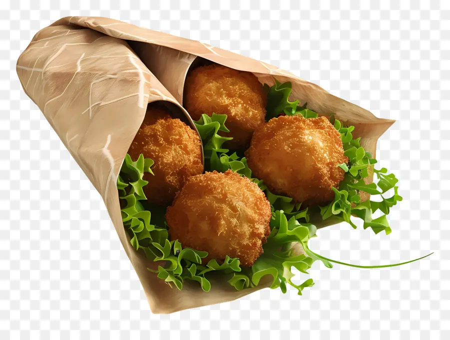 Falafel，Comida Frita PNG