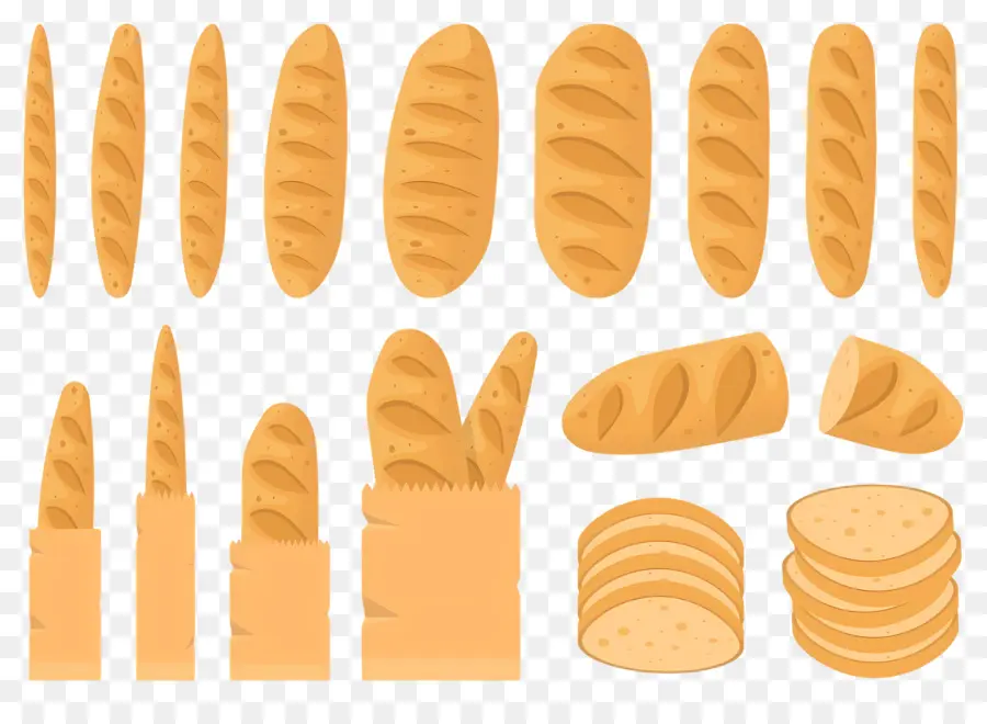 Baguete，Baguetes PNG