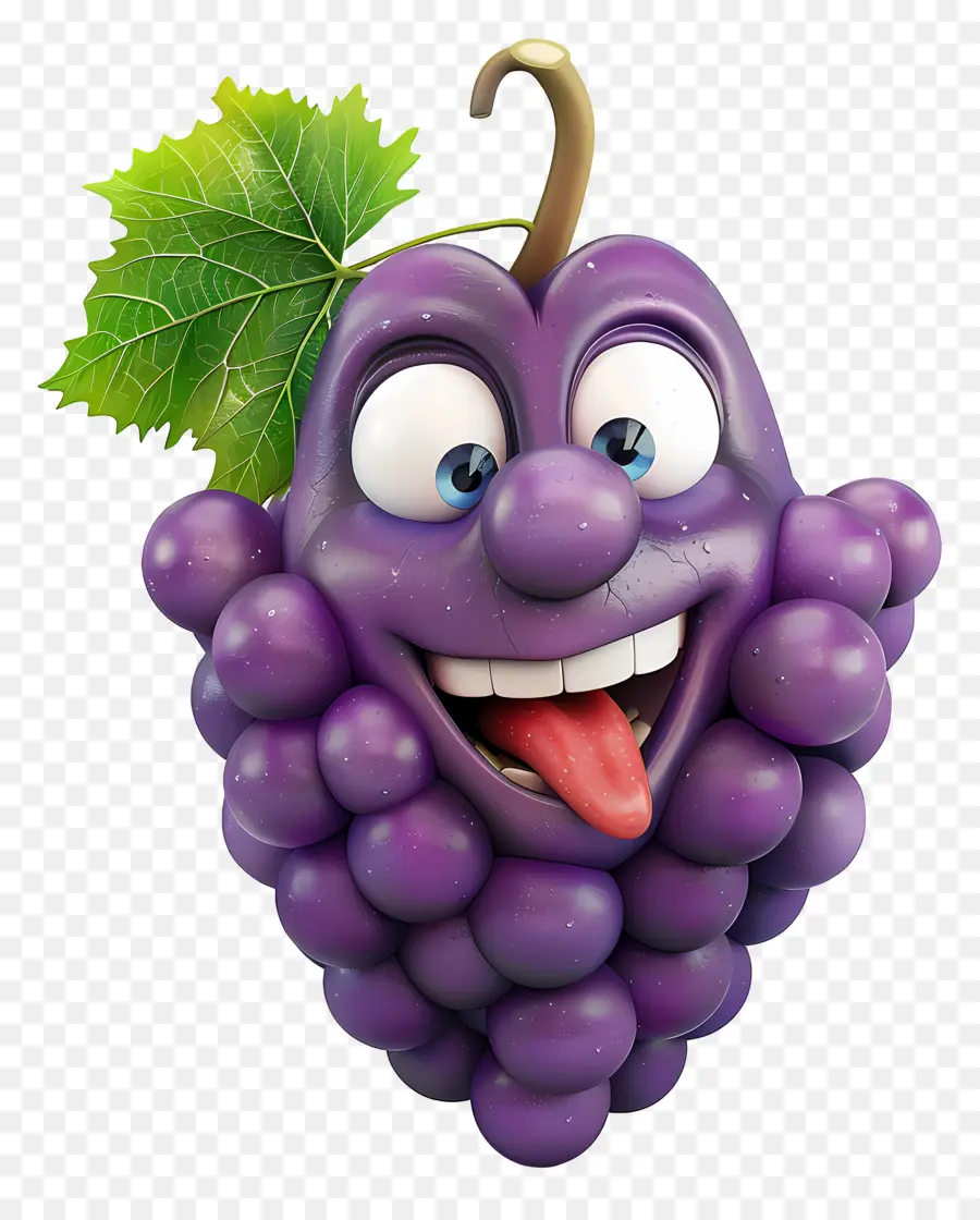 Cacho De Uvas，Uva Dos Desenhos Animados PNG