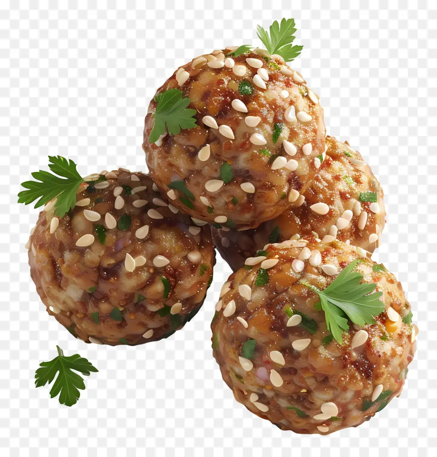 Falafel，Bolas De Gergelim PNG