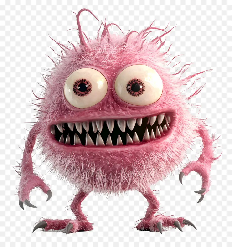 Monstro Rosa，Monstro Peludo PNG