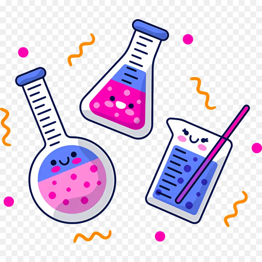 Frasco De Química，Béqueres Científicos PNG