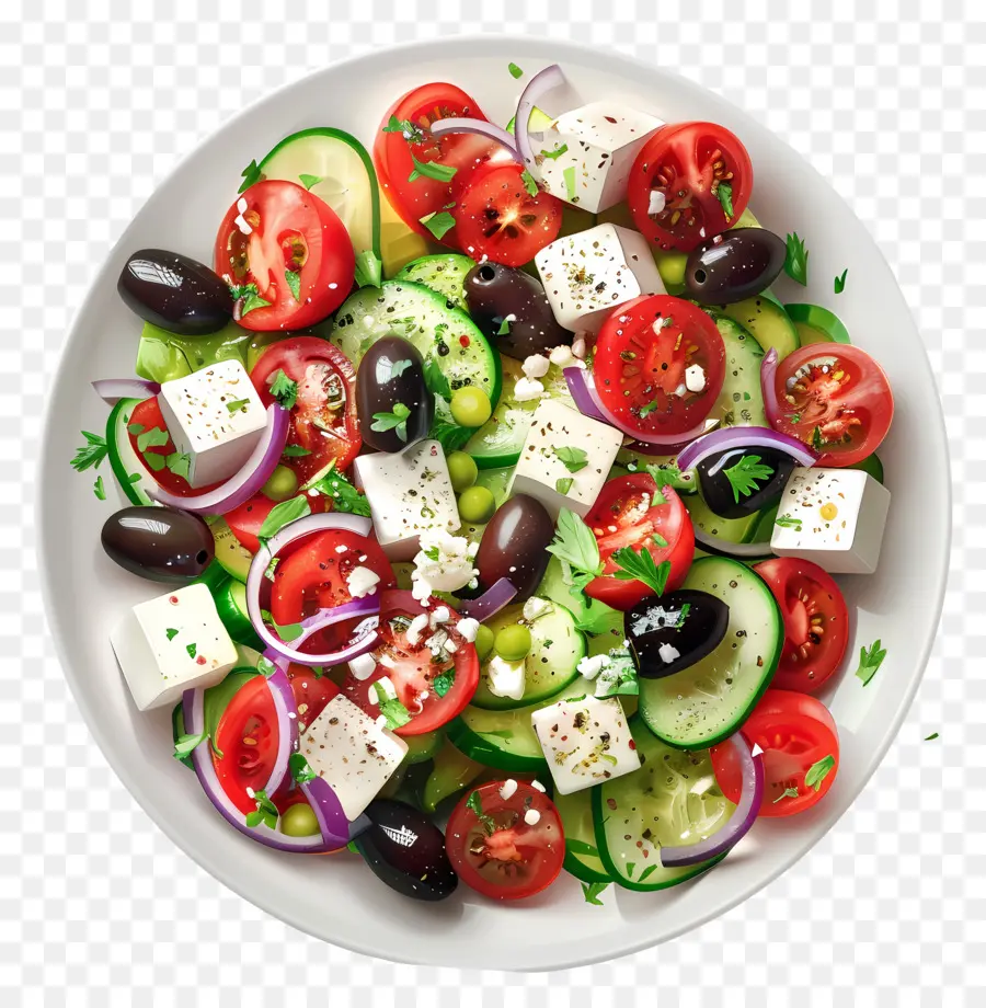 Salada Grega，Salada PNG