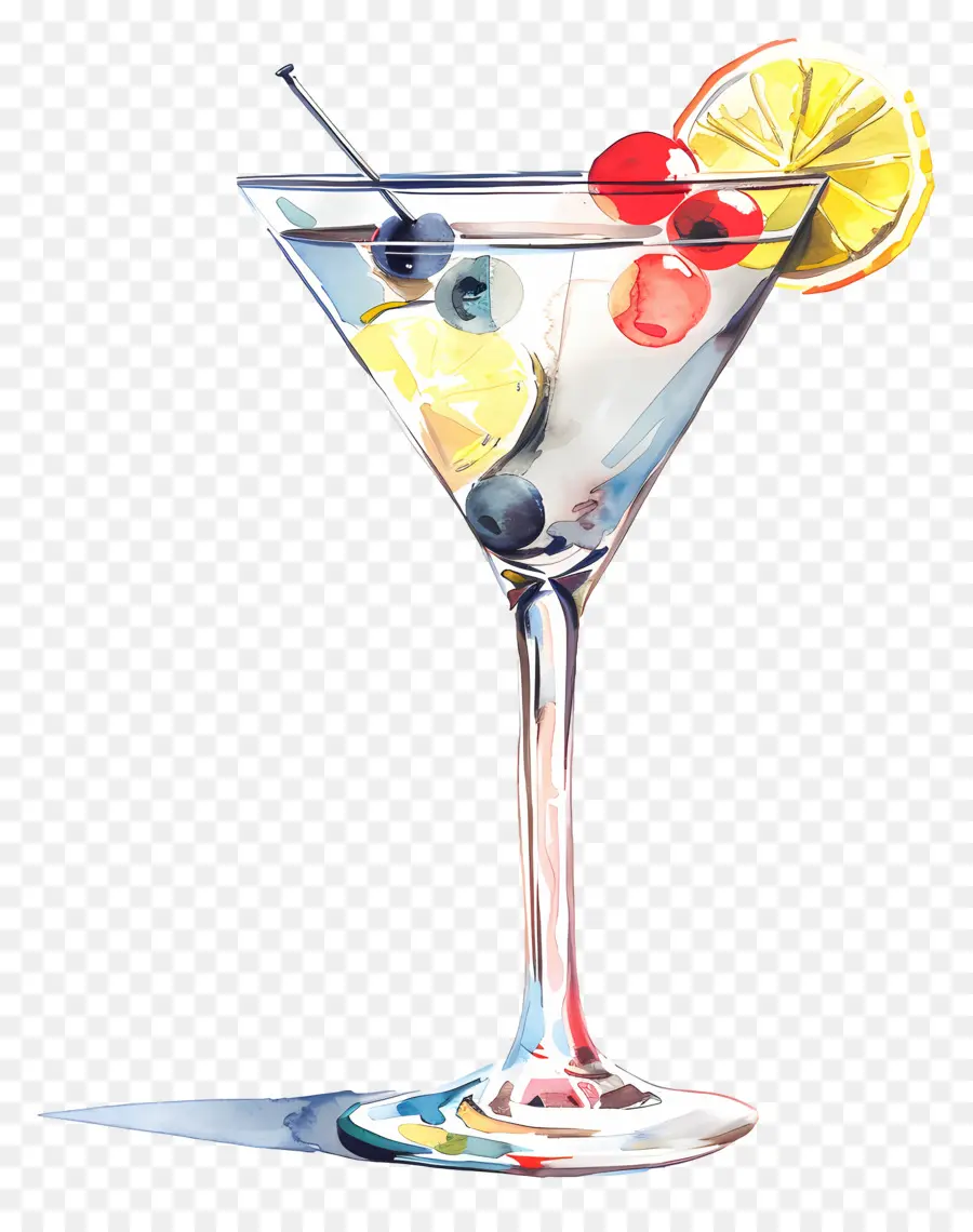 Coquetel De Martini，Coquetel Azul PNG