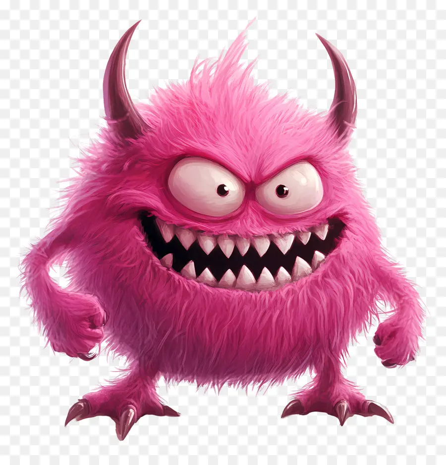 Monstro Rosa，Monstro Peludo PNG