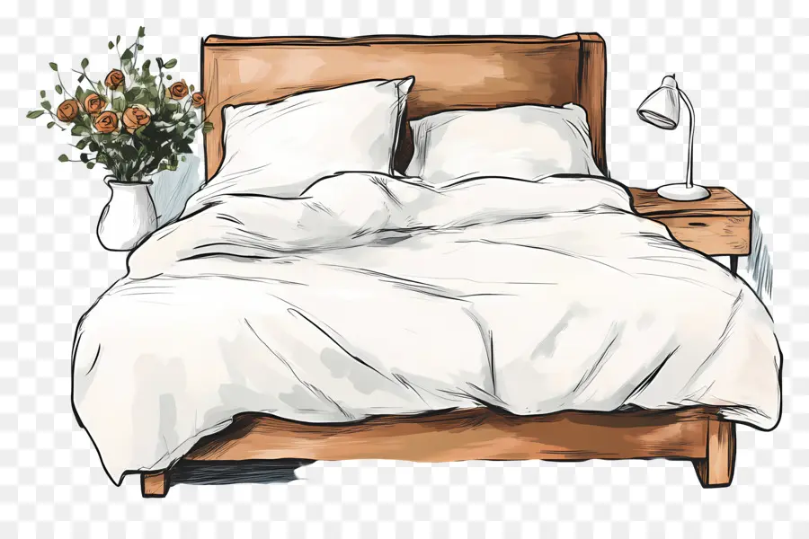 Dia De Arrumar Sua Cama，Cama PNG