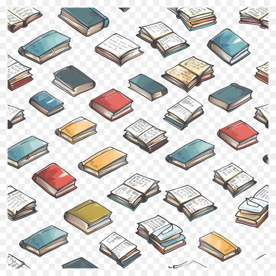 Padrão De Livros，Livros PNG