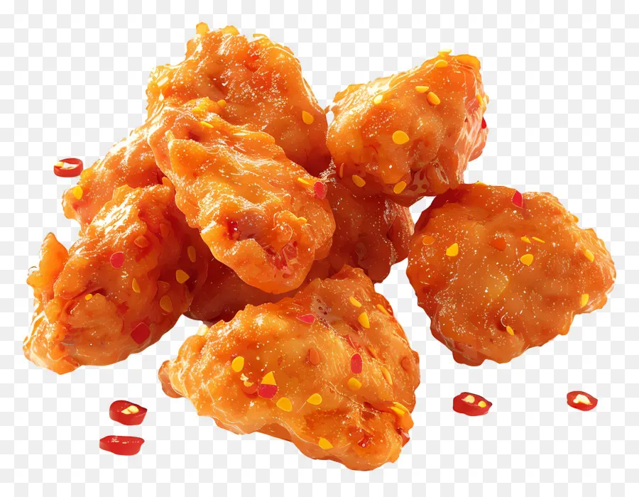 Picadas De Frango Picantes，Nuggets De Frango PNG