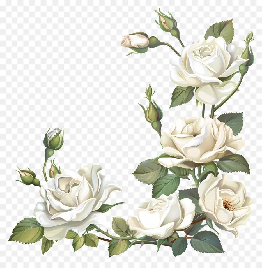 Canto Das Rosas Brancas，Rosas Brancas PNG