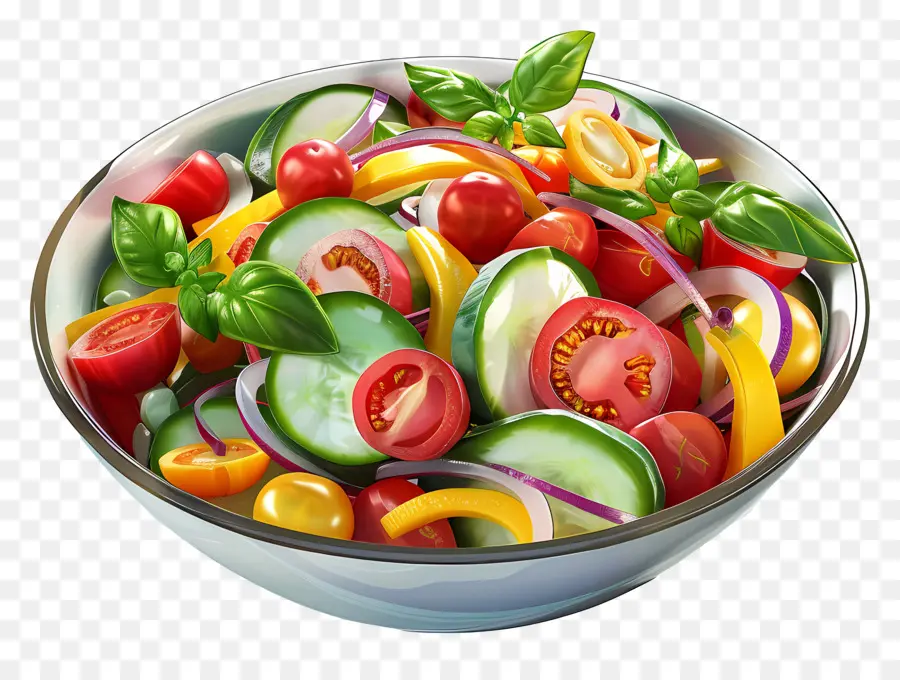 Salada De Legumes，Tigela De Salada PNG