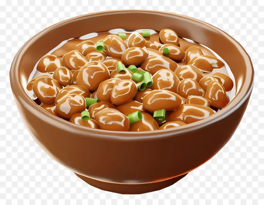 Natto，Tigela De Feijão PNG