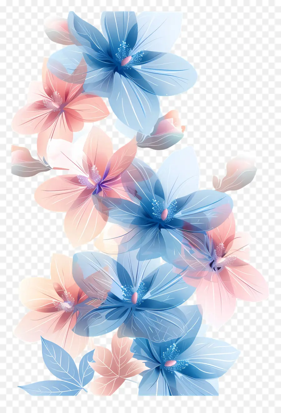 Fundo De Flor，Flores PNG