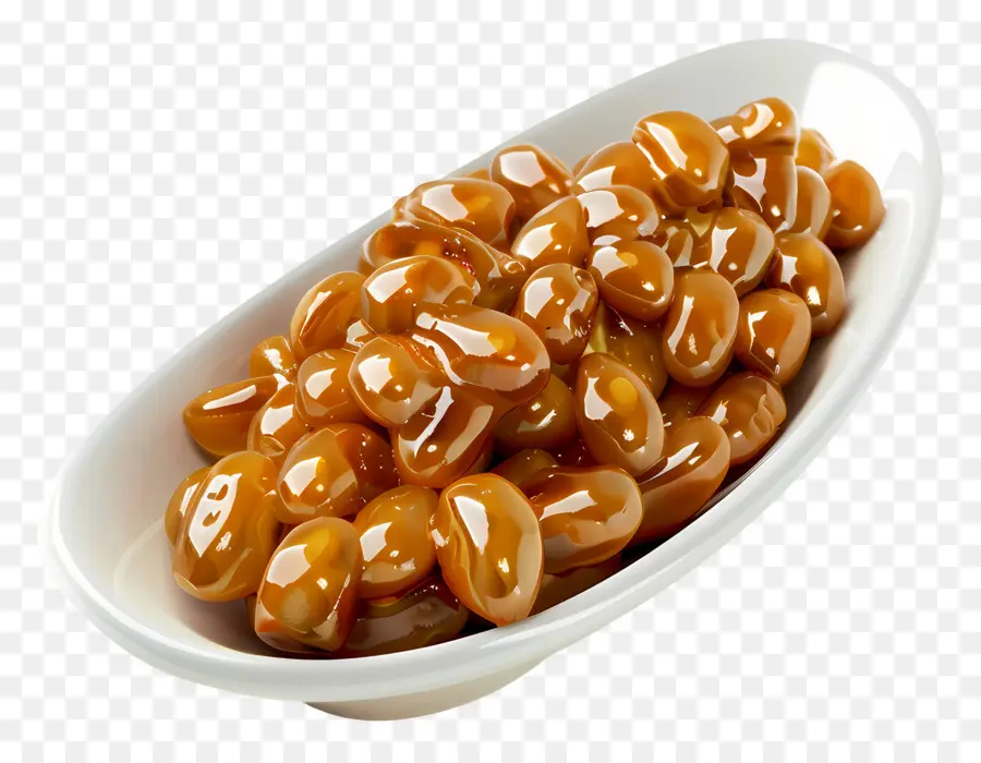 Natto，Feijão Caramelizado PNG